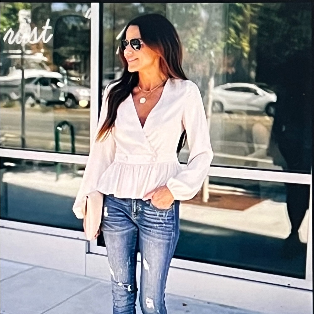 Vici Peplum Blouse.